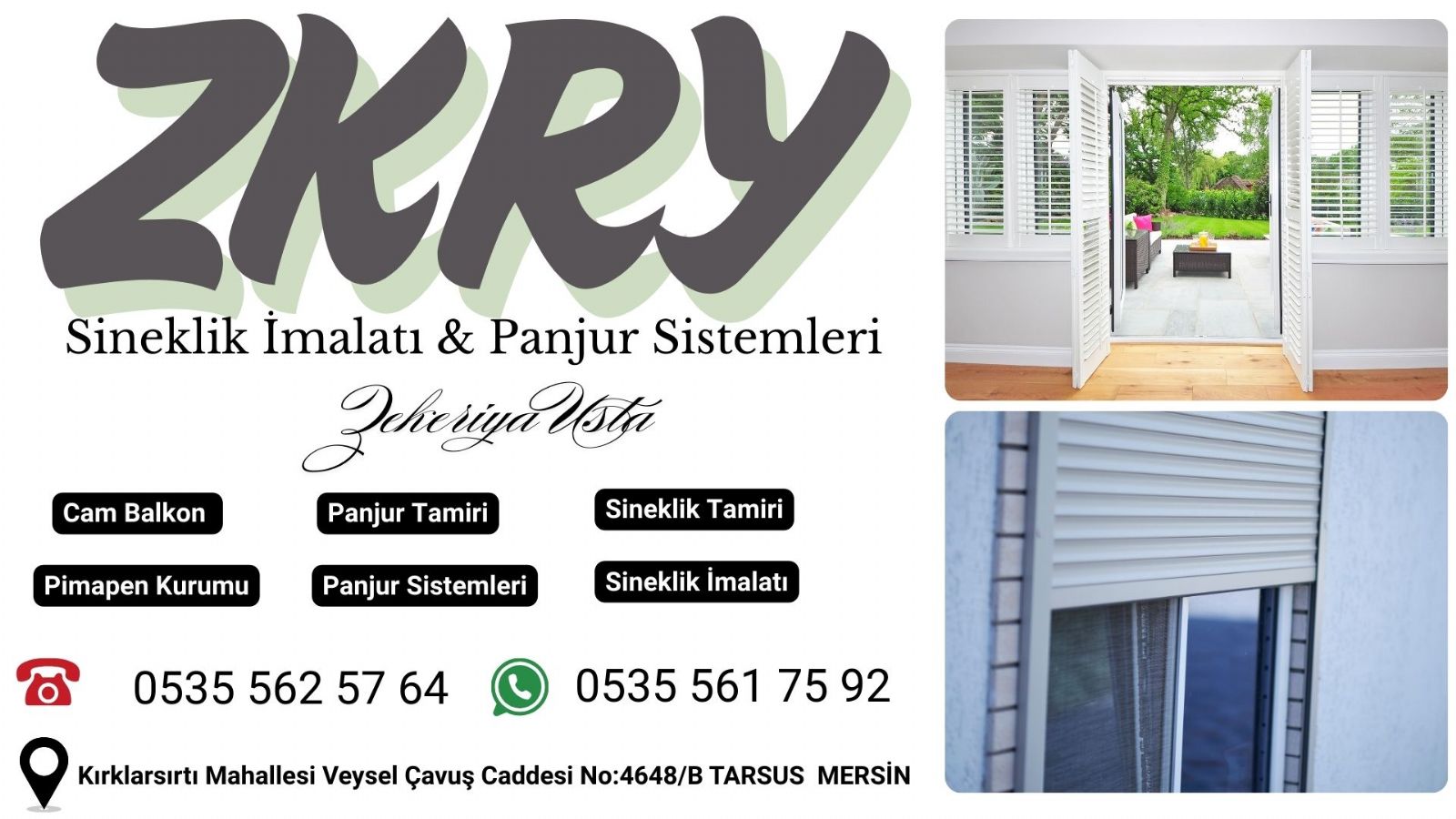 Tarsus  Panjur Tamiri